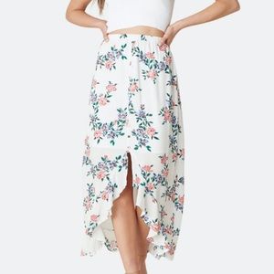 NWT Jack by BB Dakota In Full Bloom high low skirt